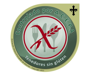 Logotipo de tenedores sin gluten ACEPA